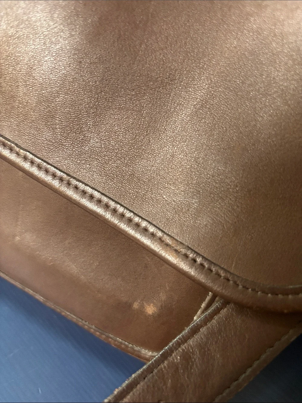 1999 COACH Brown Leather Colebrook Messenger Bag 5181